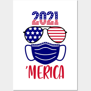 Merica 2021 Posters and Art